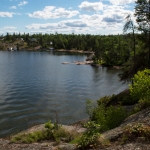 Big Whiteshell Lodge Bay from Tranquility Point