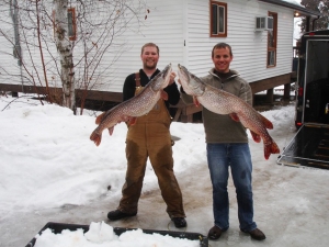 Great Ice Fishing at Big Whiteshell Lodge